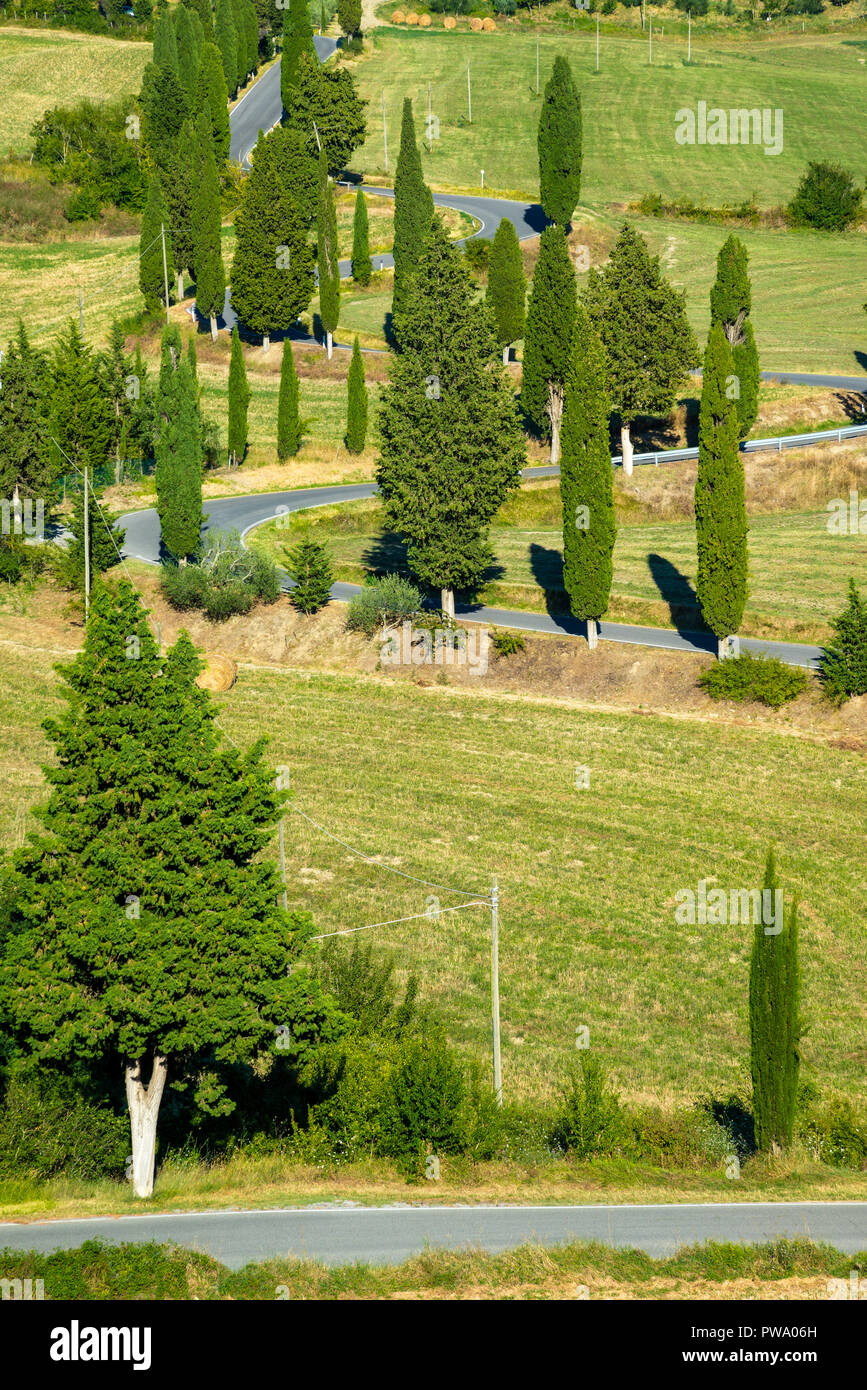 picturesque Tuscany landscape Stock Photo