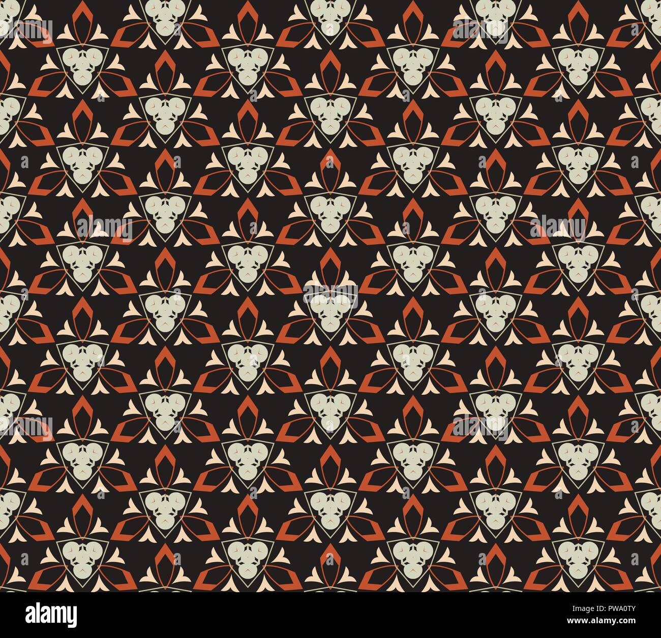 Involution Pattern Ornament seamless ornament pattern vector illustration Stock Vector Image & Art ...