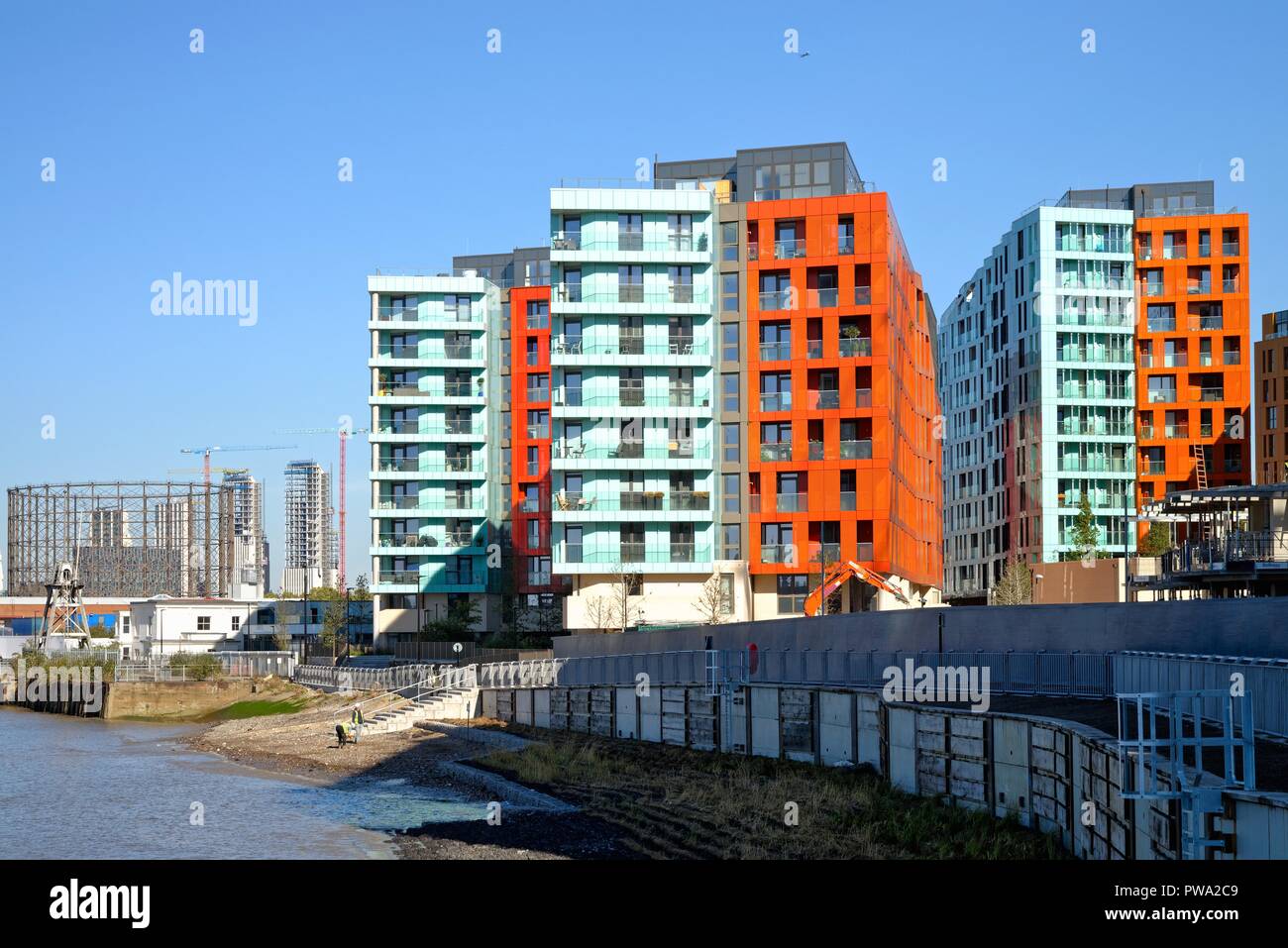 The River Gardens new apartments by the River Thames at Greenwich