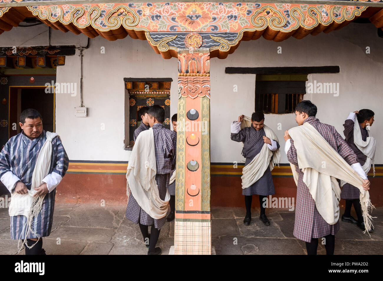 Punakha, Bhutan Stock Photo