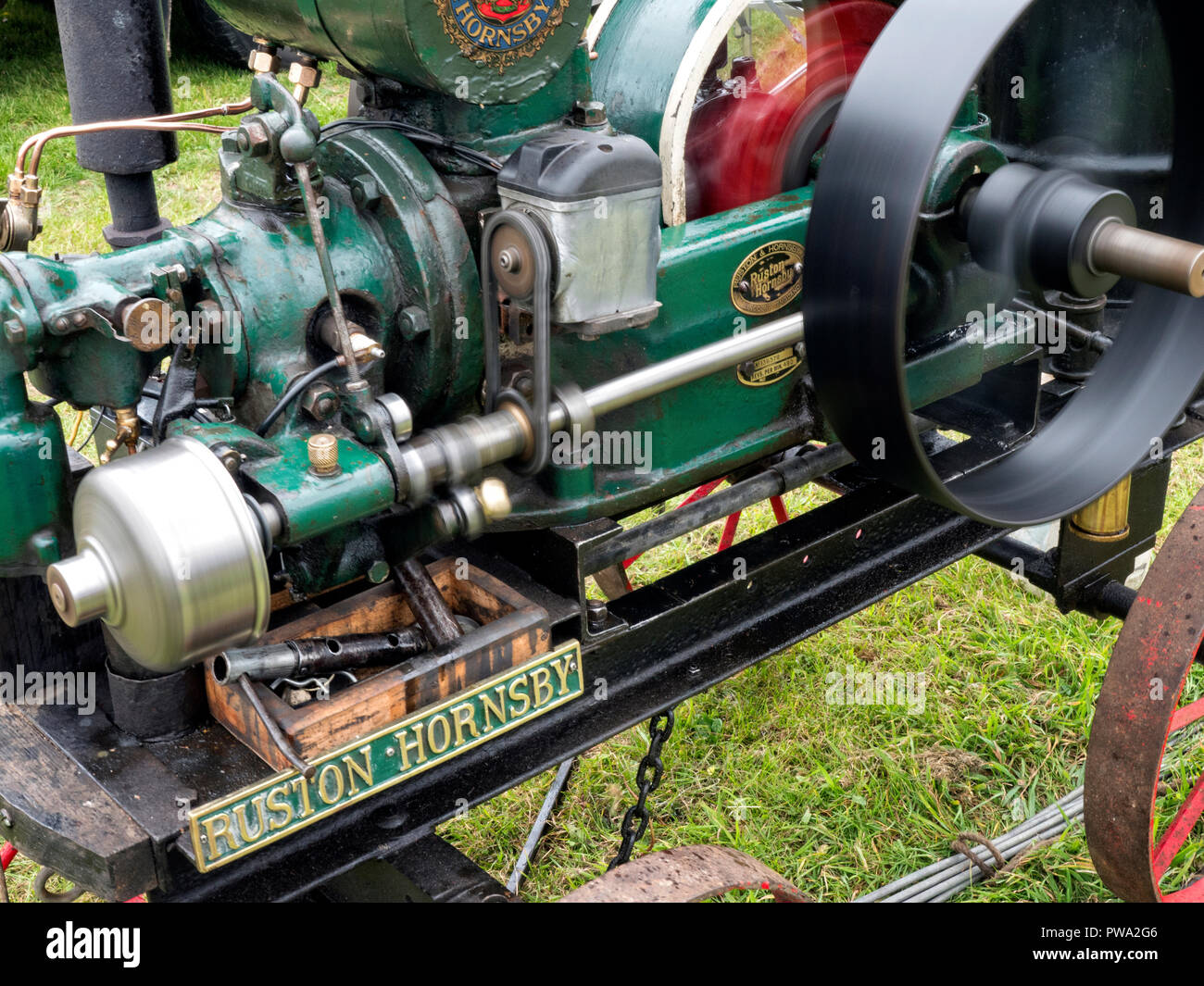 Ruston-Hornsby 1920's Petrol-Paraffin Stock Photo