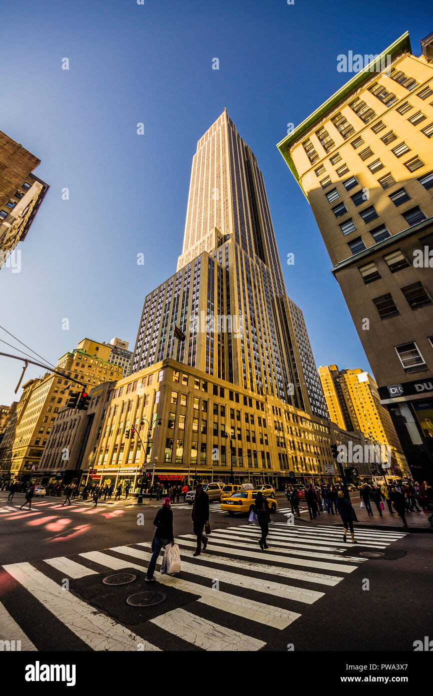 Empire State Building Manhattan New York, New York, USA Stock Photo - Alamy