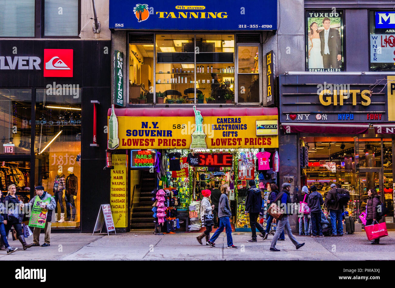 Fifth Avenue Manhattan New York, New York, USA Stock Photo - Alamy