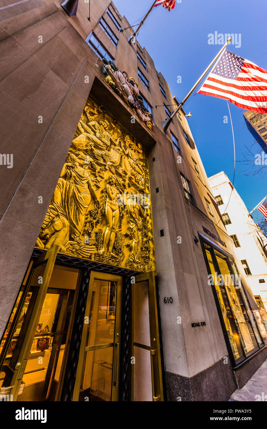 Rockefeller Center Entrance Stock Photos & Rockefeller Center Entrance Stock Images Alamy
