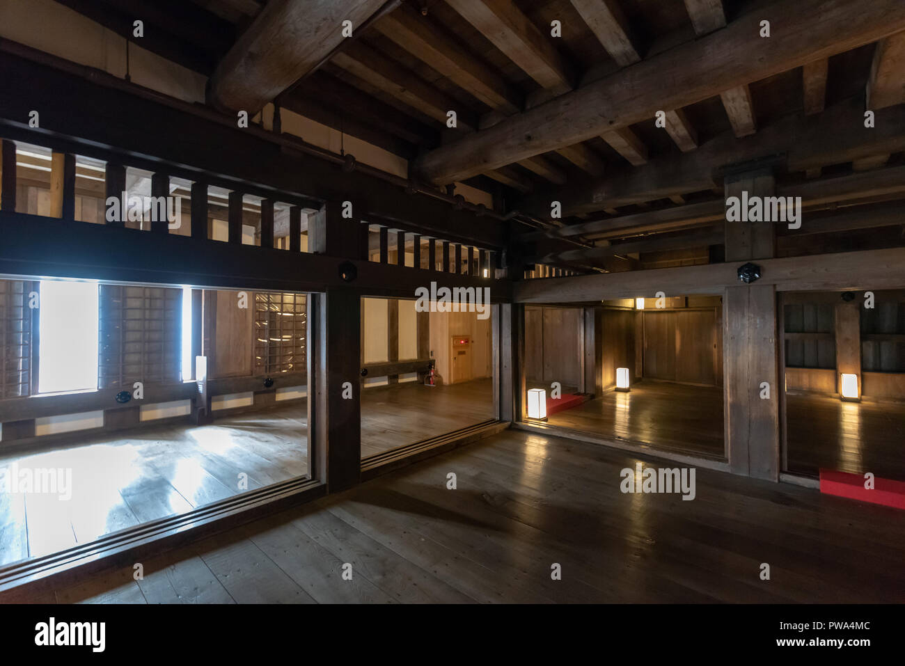 Himeji Japan June 29 2017 Interior Of Himeji Castle In