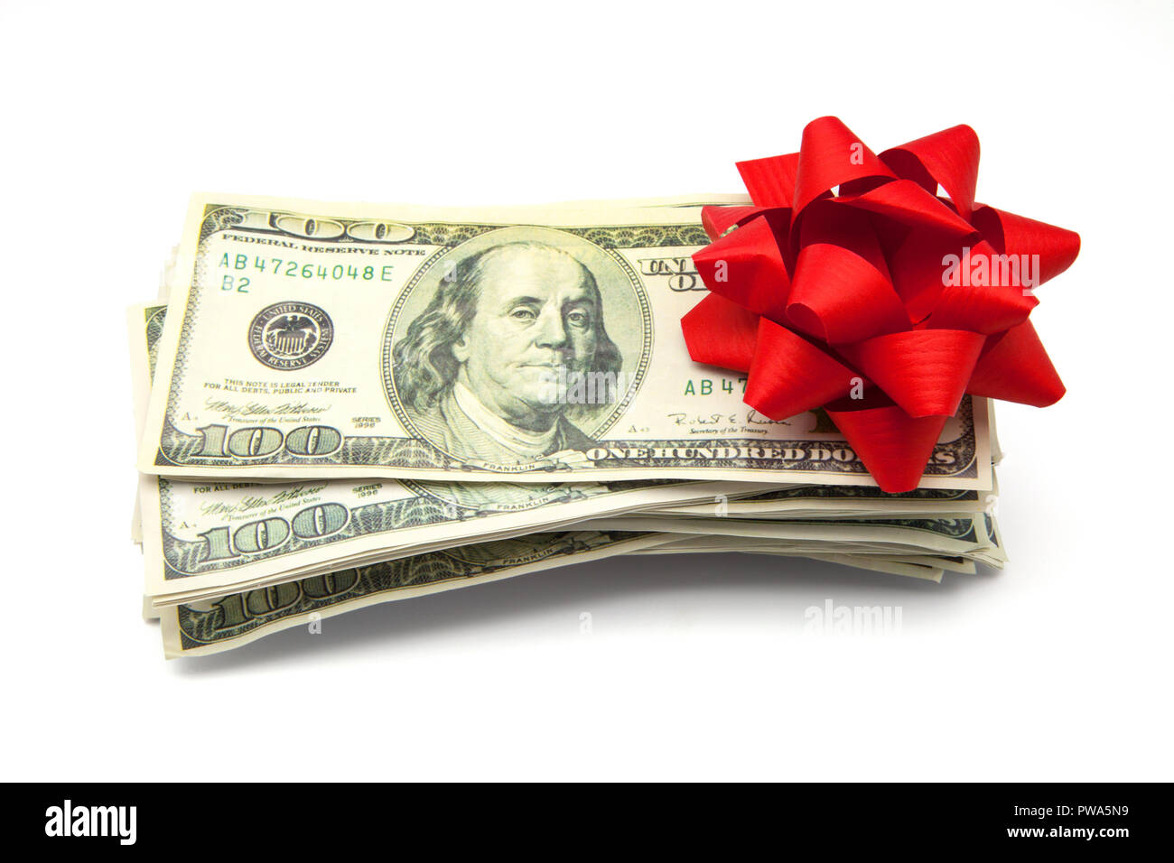 Number 100 and ribbon hi-res stock photography and images - Alamy
