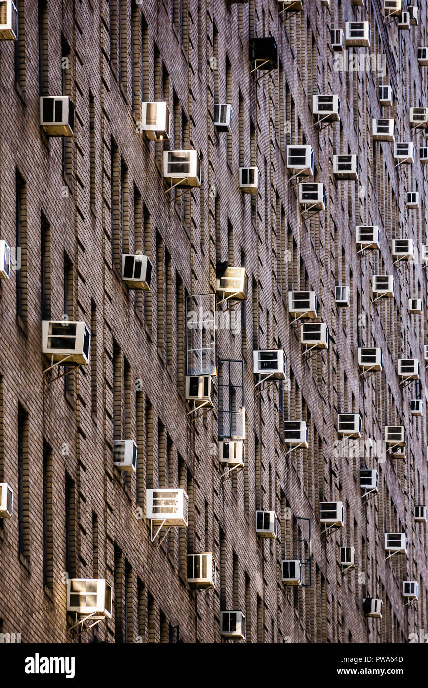 Air Conditioning Units Manhattan New York, New York, USA Stock Photo