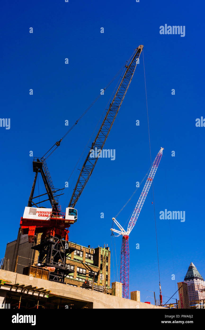 Tower crane Manhattan New York, New York, USA Stock Photo Alamy