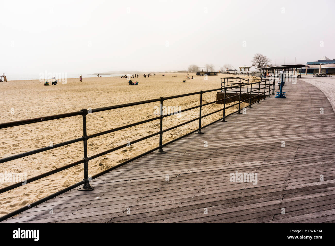 Ocean Beach Park New London Connecticut Usa Stock Photo