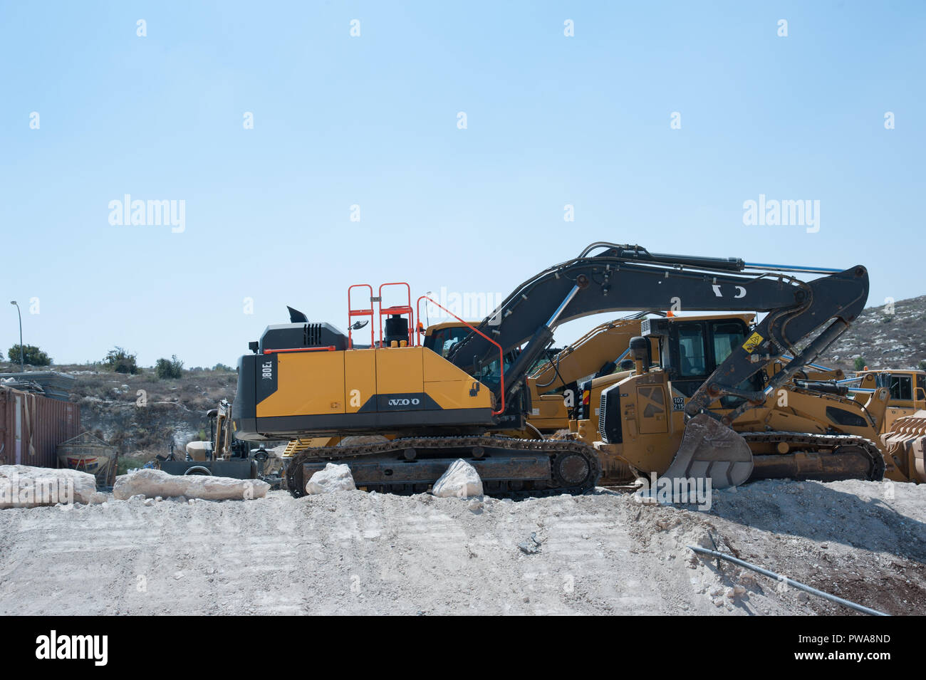 Heavy machinery, Heavy equipment Stock Photo