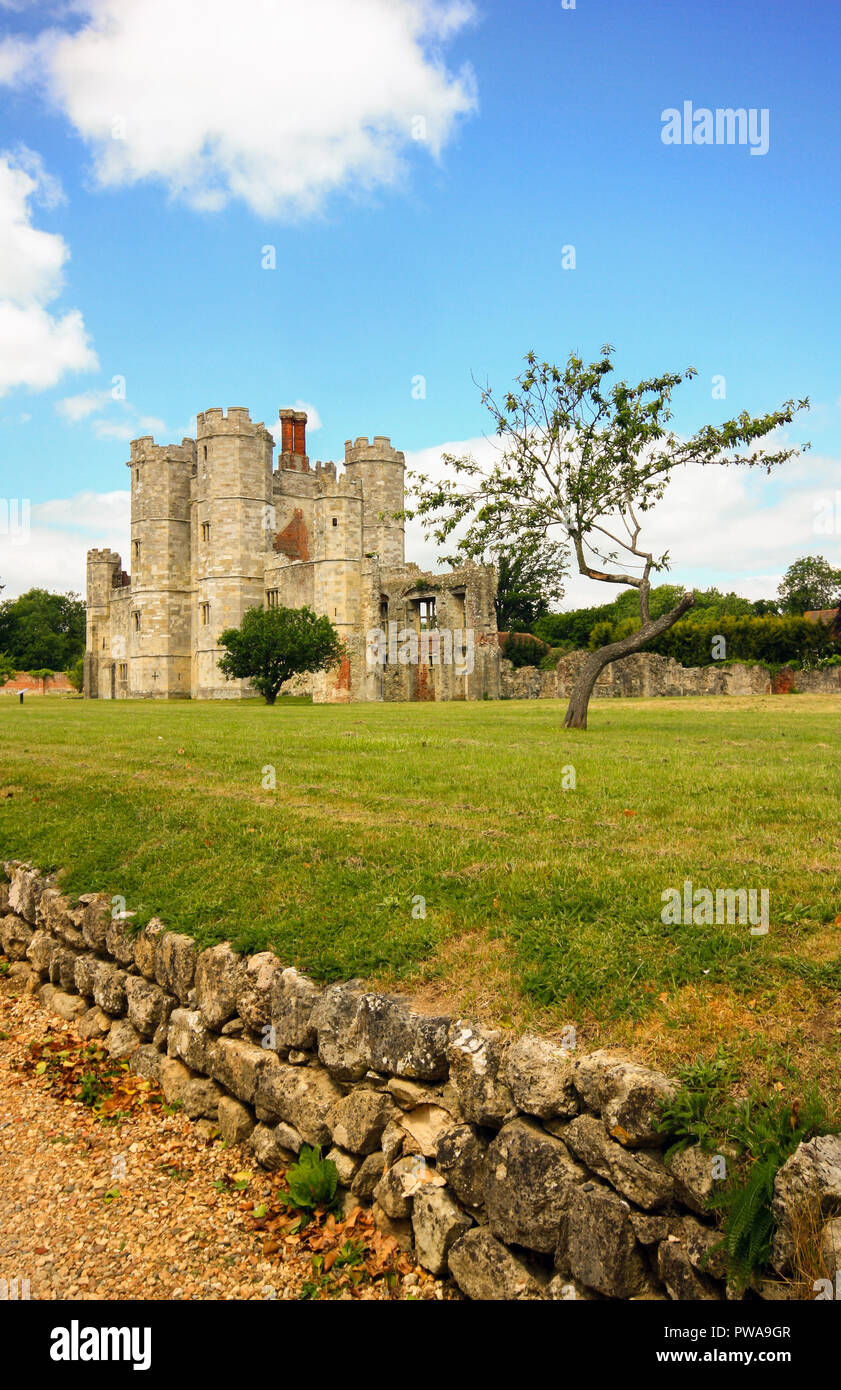 Medieval Titchfield Abbey founded in 1222 an English heritage site located in the village of Titchfield near Fareham in Hampshire, England UK Stock Photo