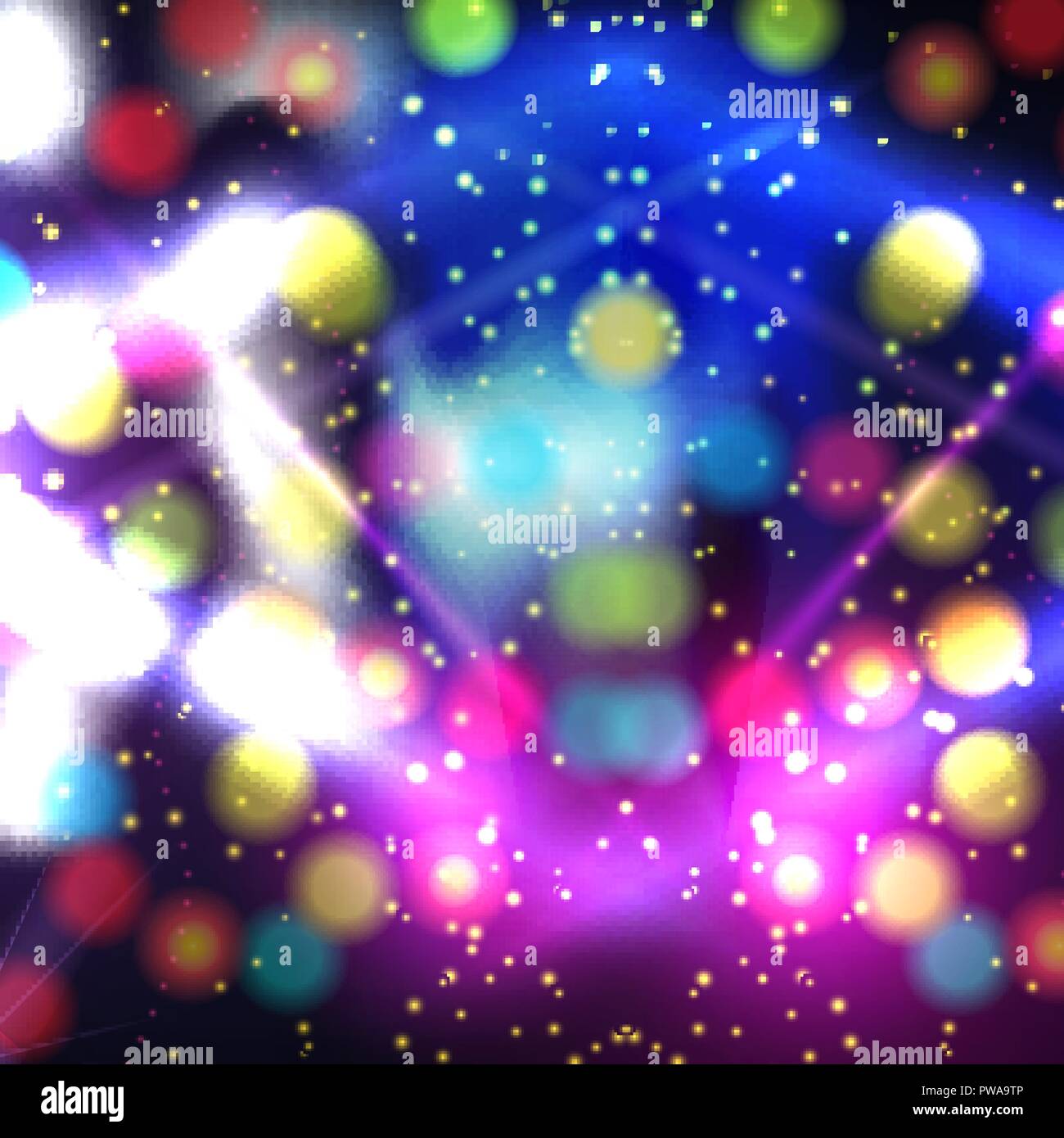 Colorful Abstract Psychedelic Art Background. Vector Illustration Stock ...