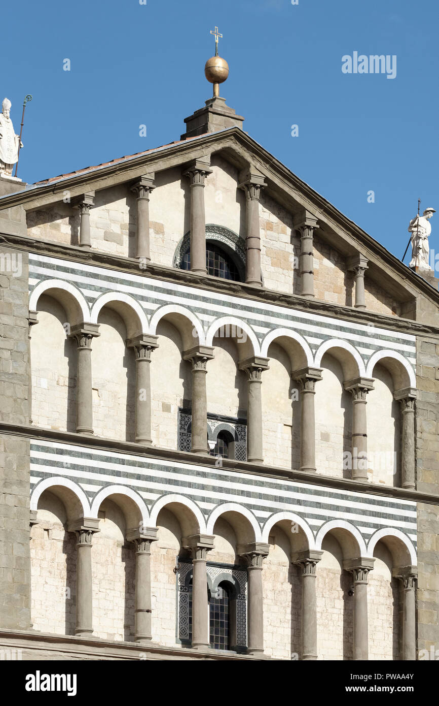 Cattedrale di San Zeno, Cathedral of San Zeno, Piazza Duomo, Duomo Square, Pistoia, Tuscany, Italy, Europe, Stock Photo