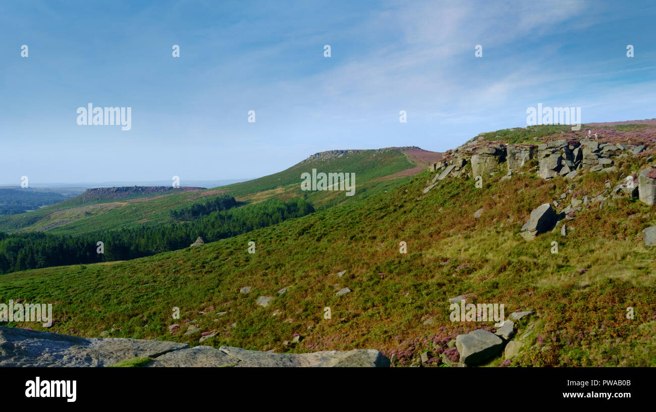Higger Tor in the Peak District National Park Stock Photo