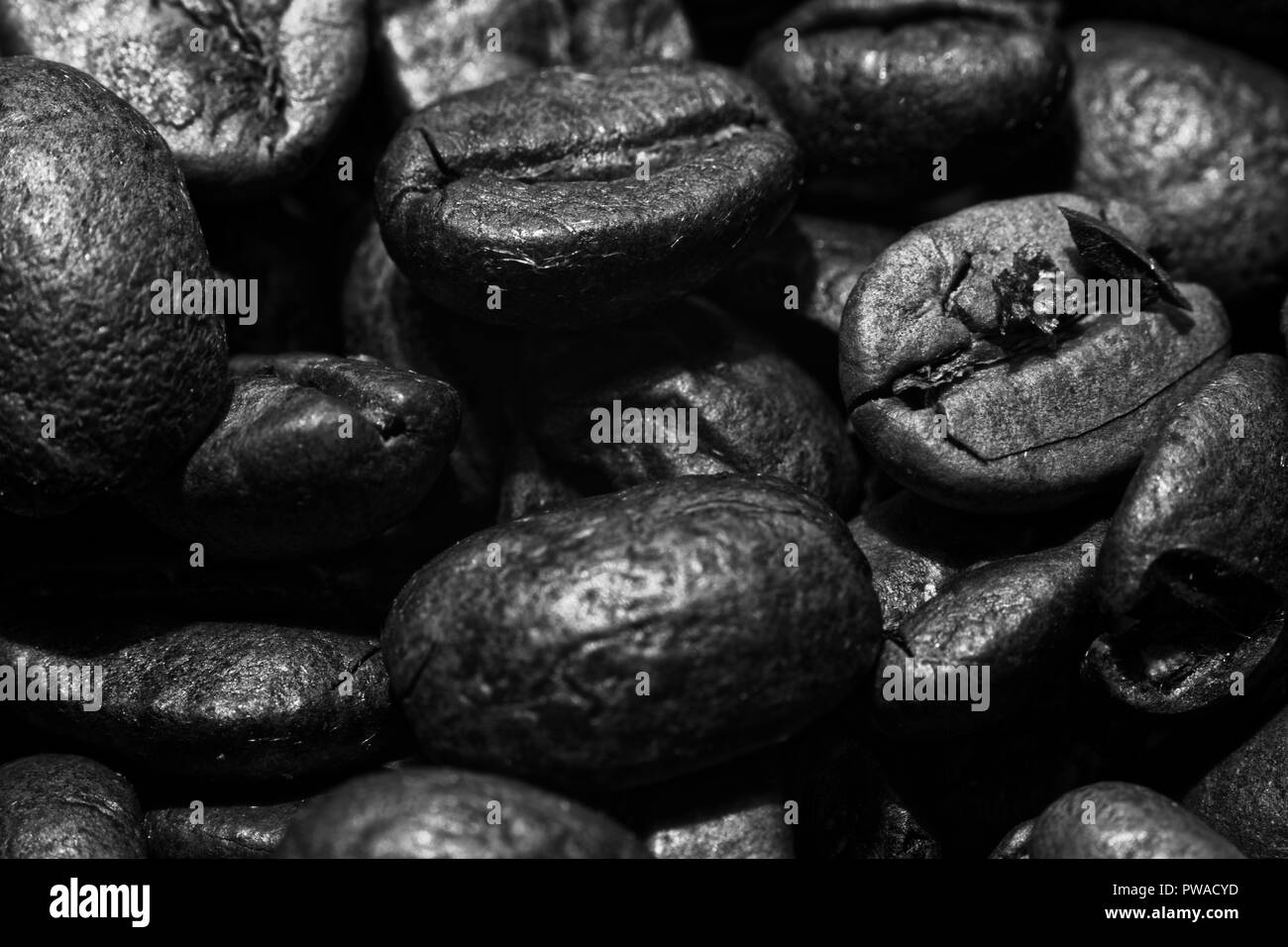 Photo coffee, grains Stock Photo