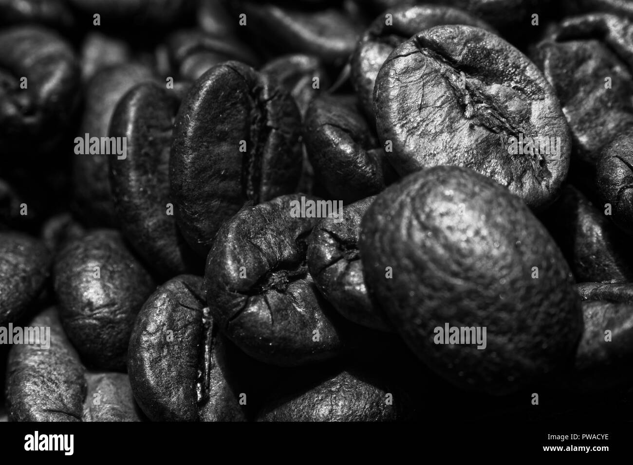 Photo coffee, grains Stock Photo