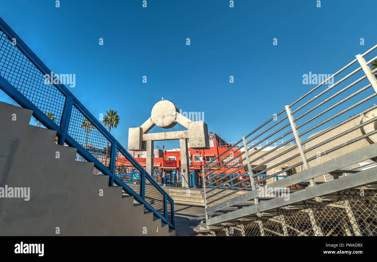 Los Angeles, CA, USA November 03, 2016 Bleachers in world famous