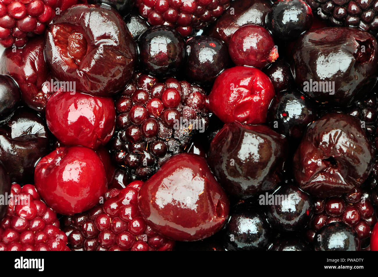 fruits of the forest Stock Photo - Alamy