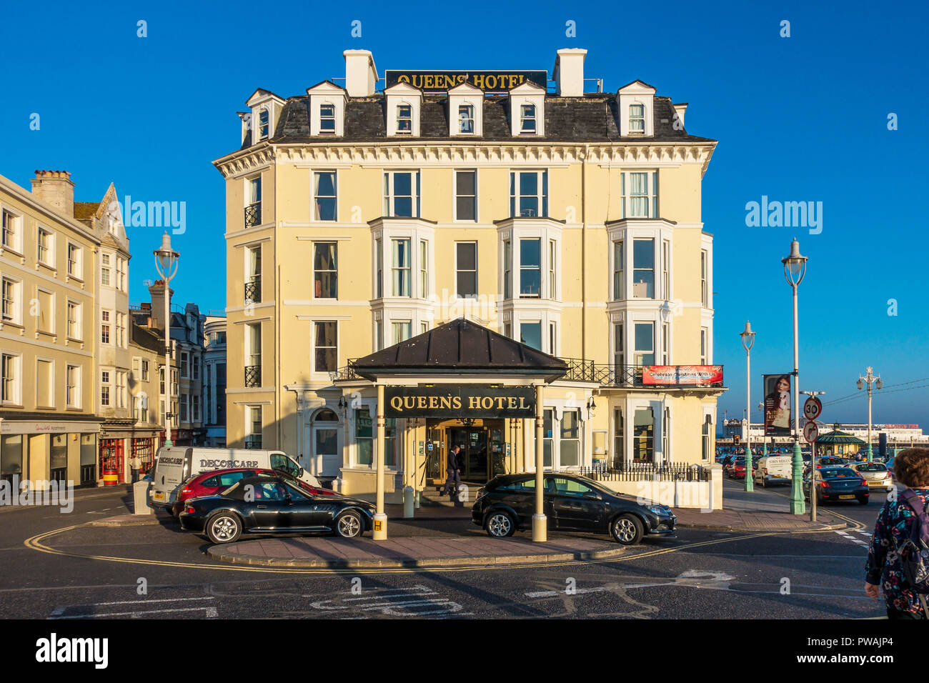 Queens Hotel,Brighton,Sussex,England,UK Stock Photo