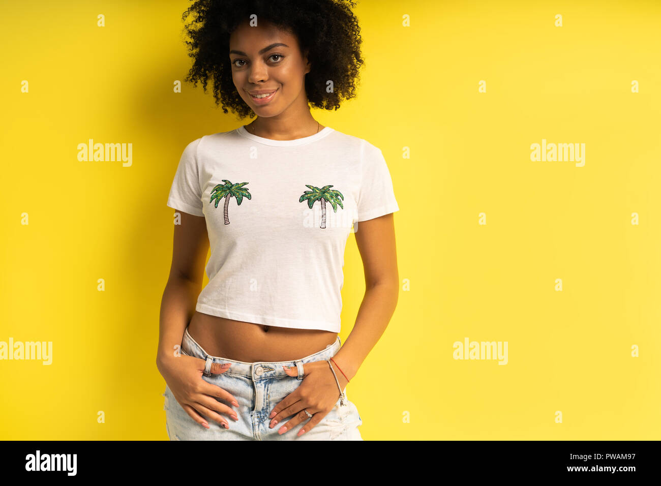 African american female model hi-res stock photography and images - Alamy