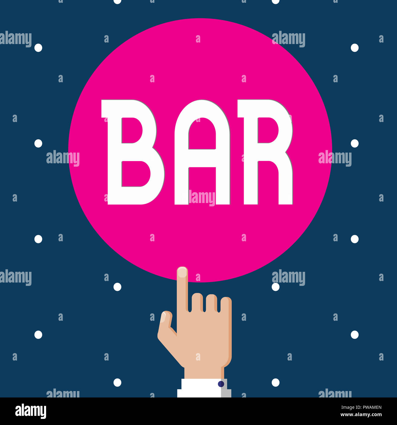 Writing note showing Bar. Business photo showcasing Restaurant cafe across which drinks and refreshments are served. Stock Photo
