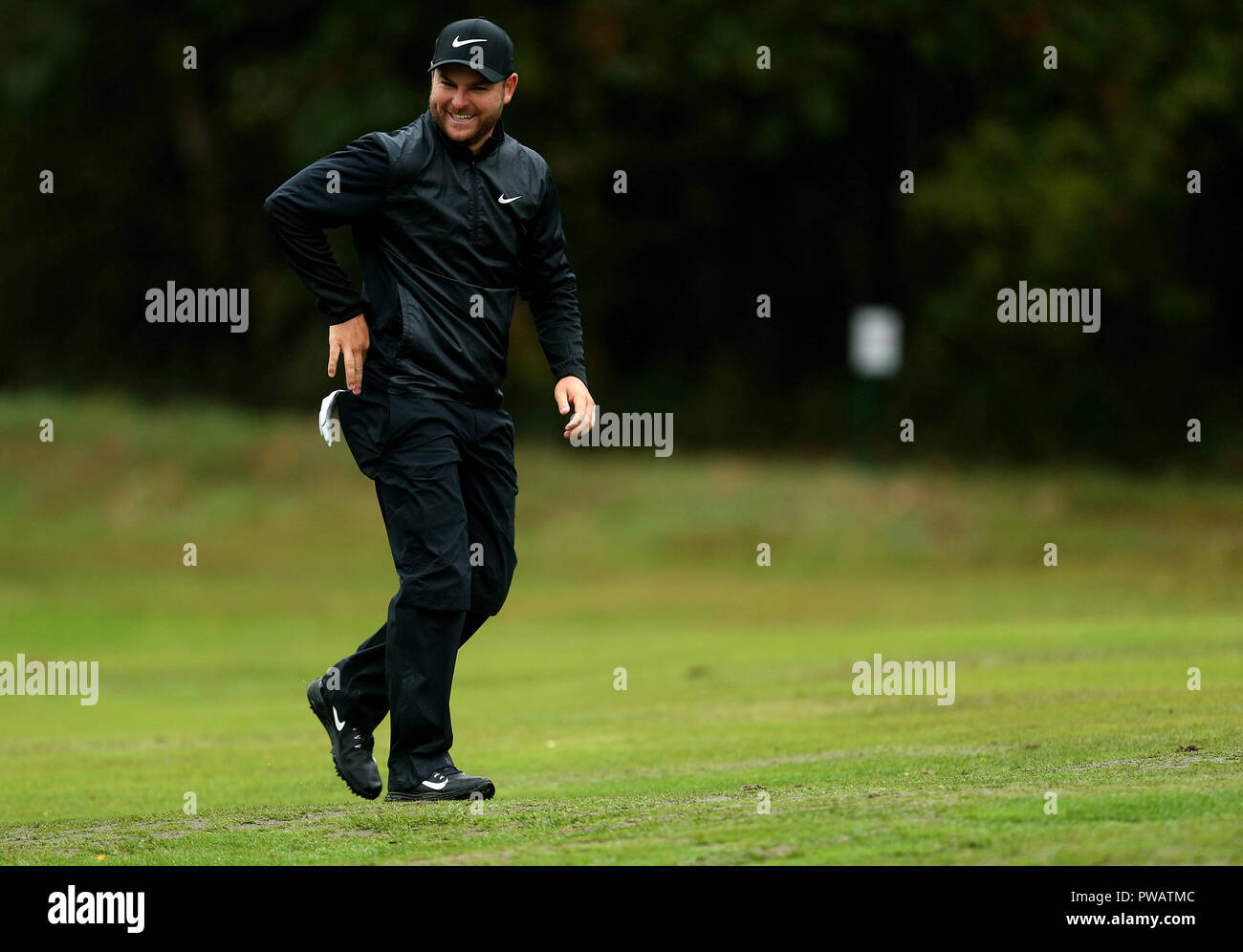 Jordan Smith during day four of the British Masters at Walton Heath Golf Club, Surrey. Stock Photo