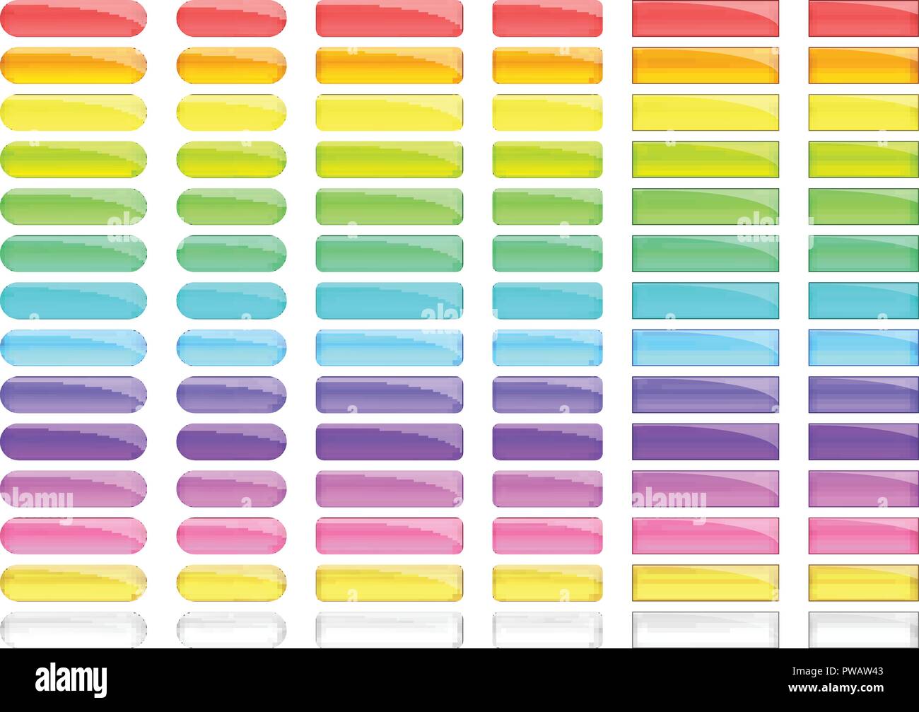 vector web buttons set Stock Vector Image & Art - Alamy