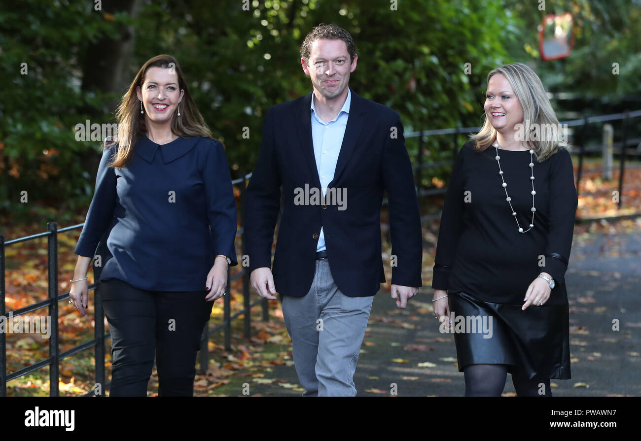 (left to right) Campaigners Vicky Phelan, Stephen Teap and Lorraine Walsh at the launch of 221