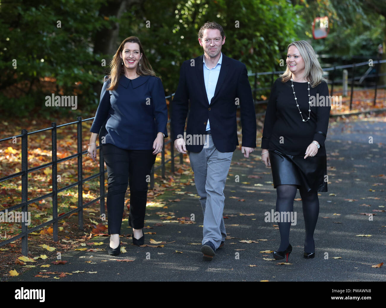 (left to right) Campaigners Vicky Phelan, Stephen Teap and Lorraine Walsh at the launch of 221
