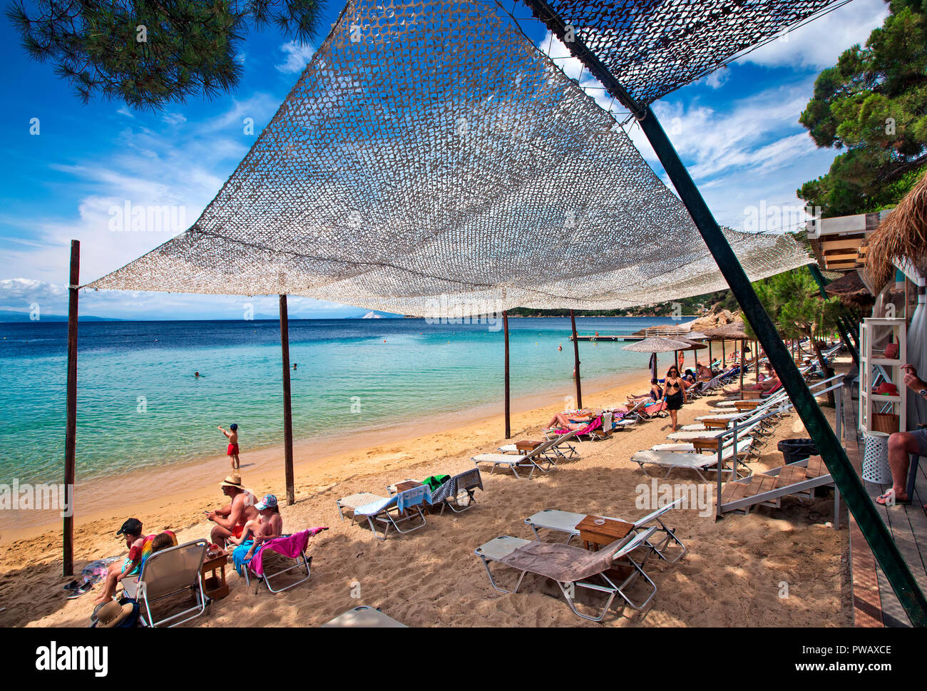 Skiathos Beach Bar High Resolution Stock Photography And Images Alamy