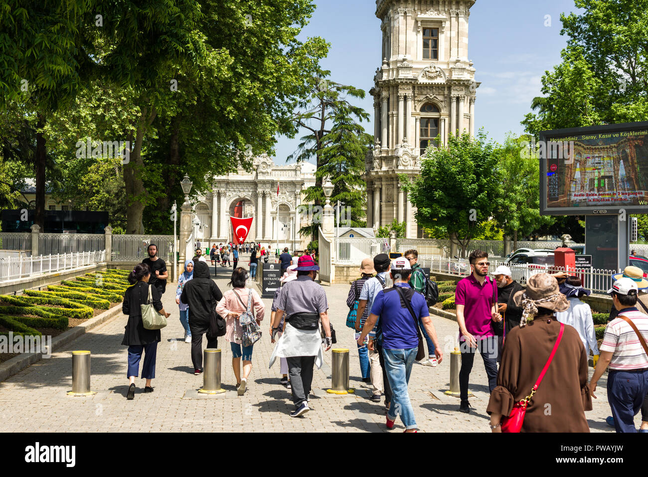 Dolmabahce Clock Tower High Resolution Stock Photography and Images - Alamy