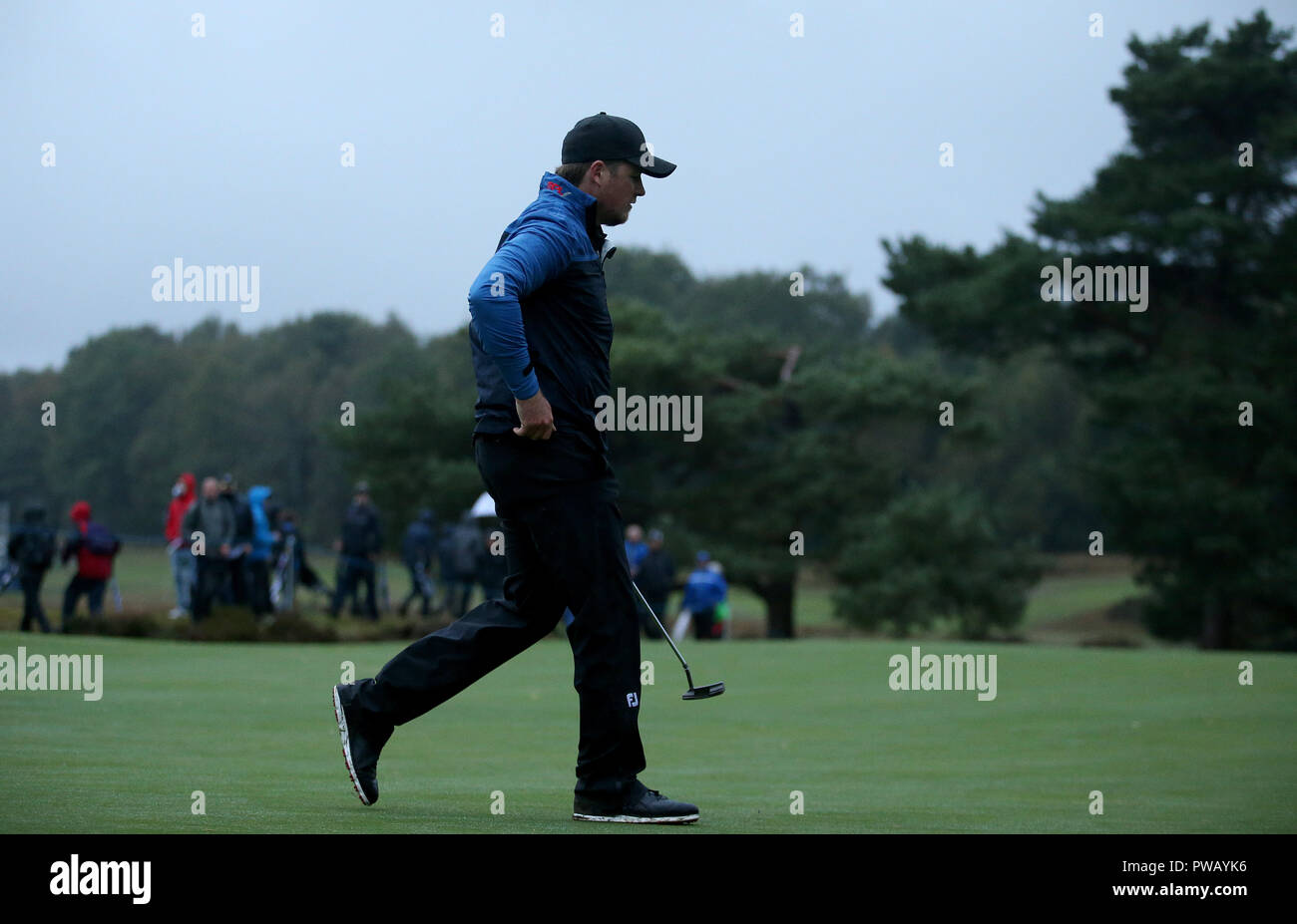 Eddie Pepperell during day four of the British Masters at Walton Heath Golf Club, Surrey. Stock Photo