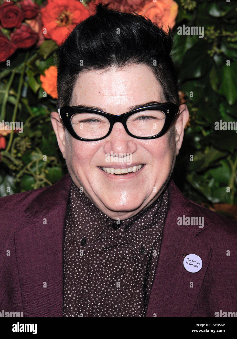 New York, NY - October 11, 2018: Lea DeLaria attends the 20th Anniversary Hudson River Park Gala at Hudson River Park's Pier 60 Stock Photo