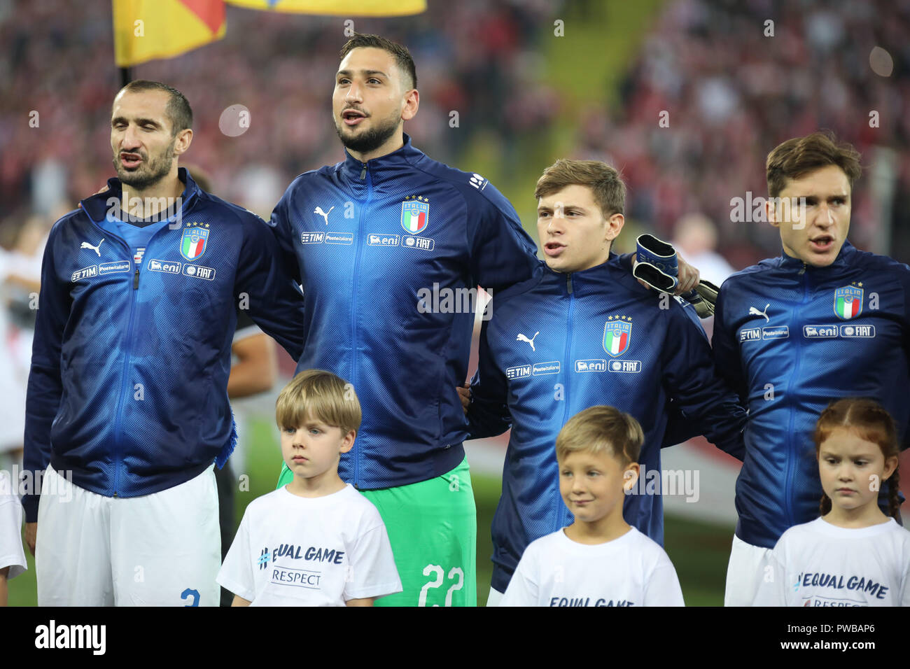 CHORZOW POLAND OCTOBER 14 2018 UEFA Nations League 2019 Poland 