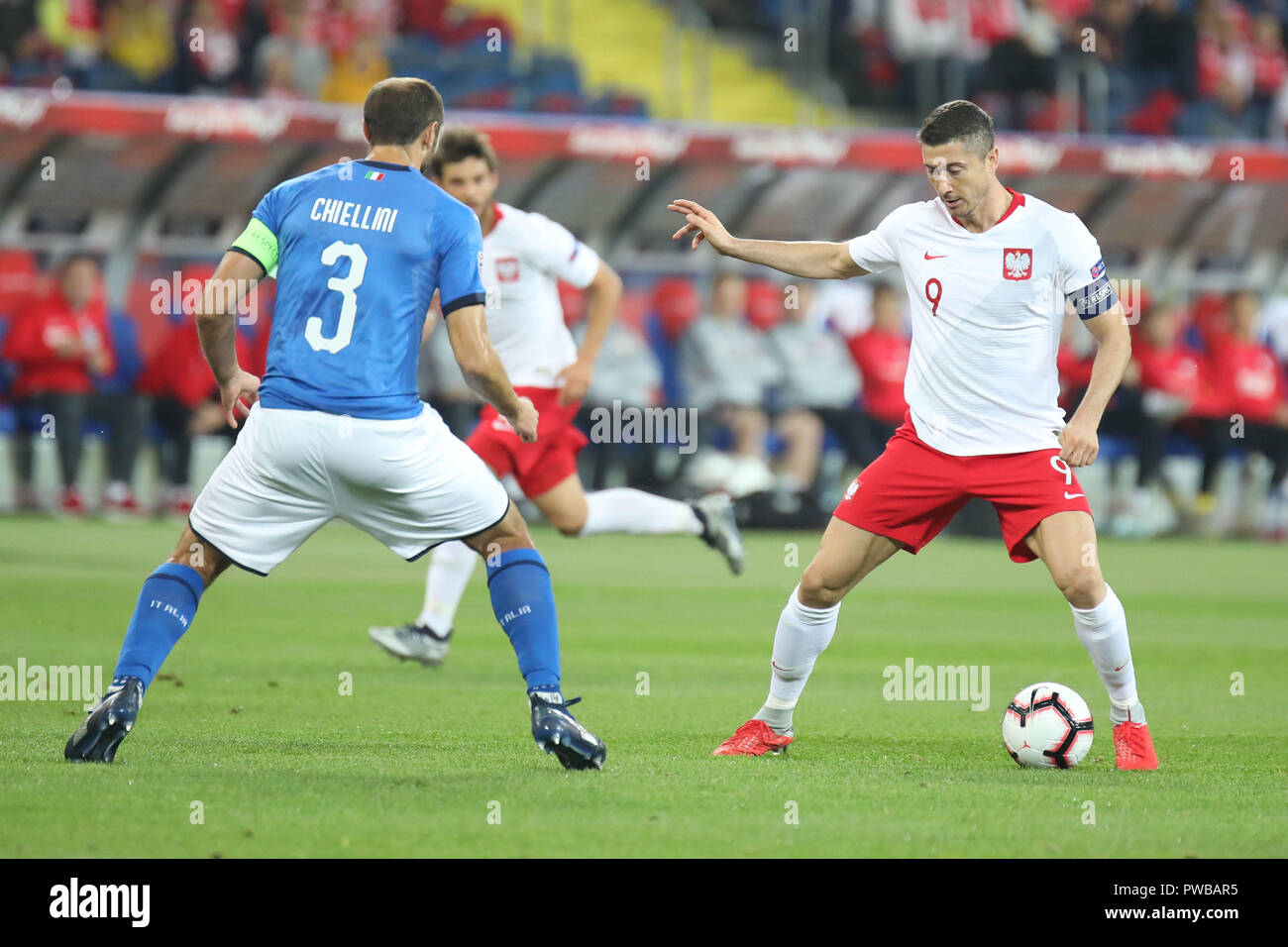 Chorzow, Poland. 11th Oct 2018. UEFA Nations League 2019: Poland - Portugal  o/p Robert Lewandowski Credit: Marcin Kadziolka/Alamy Live News Stock Photo  - Alamy