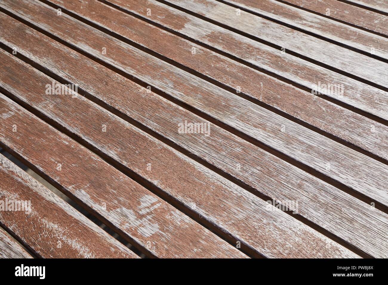 Wood deck lumber Stock Photo Alamy