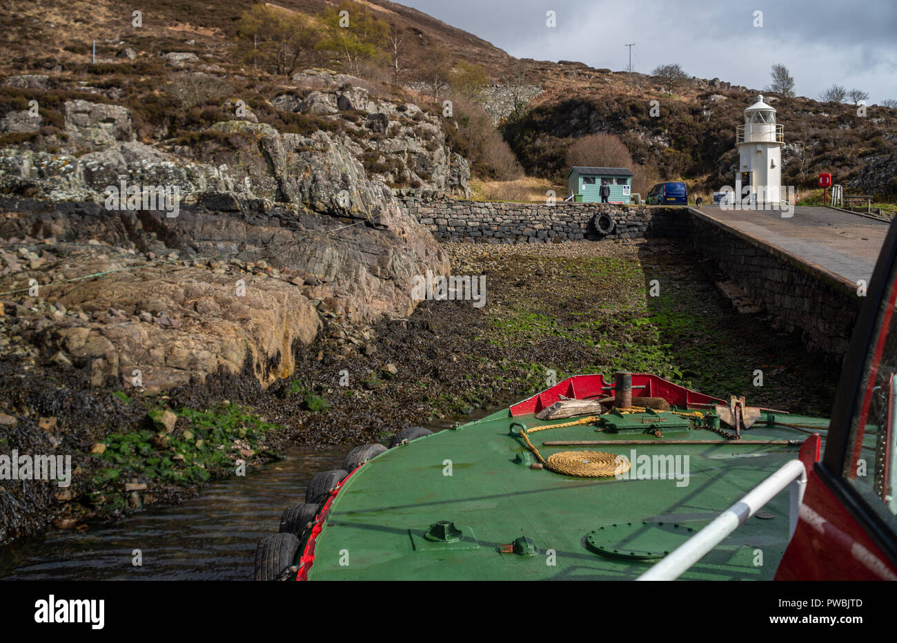 turntable ferry to the Isle of Skye, at Glenelg and Kylerhea, Isle of