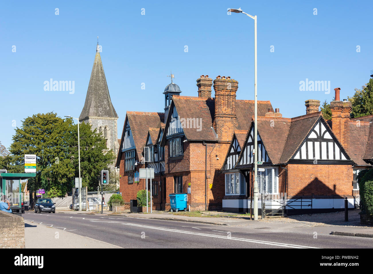 High Street, Elstree, Hertfordshire, England, United Kingdom Stock Photo