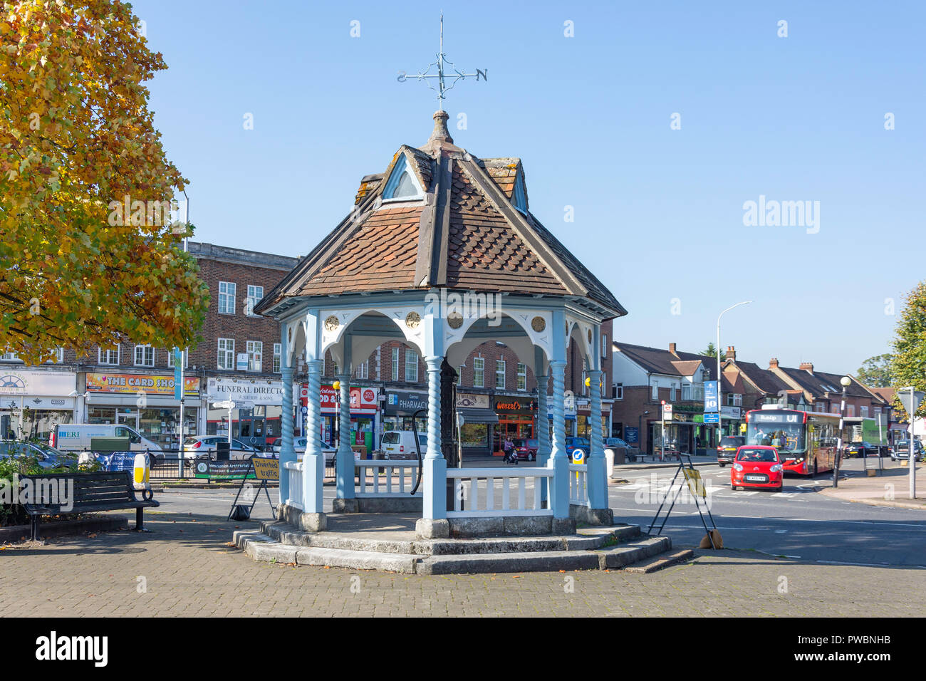 Ancient village pump, High Road, Ickenham, London Borough of Hillingdon