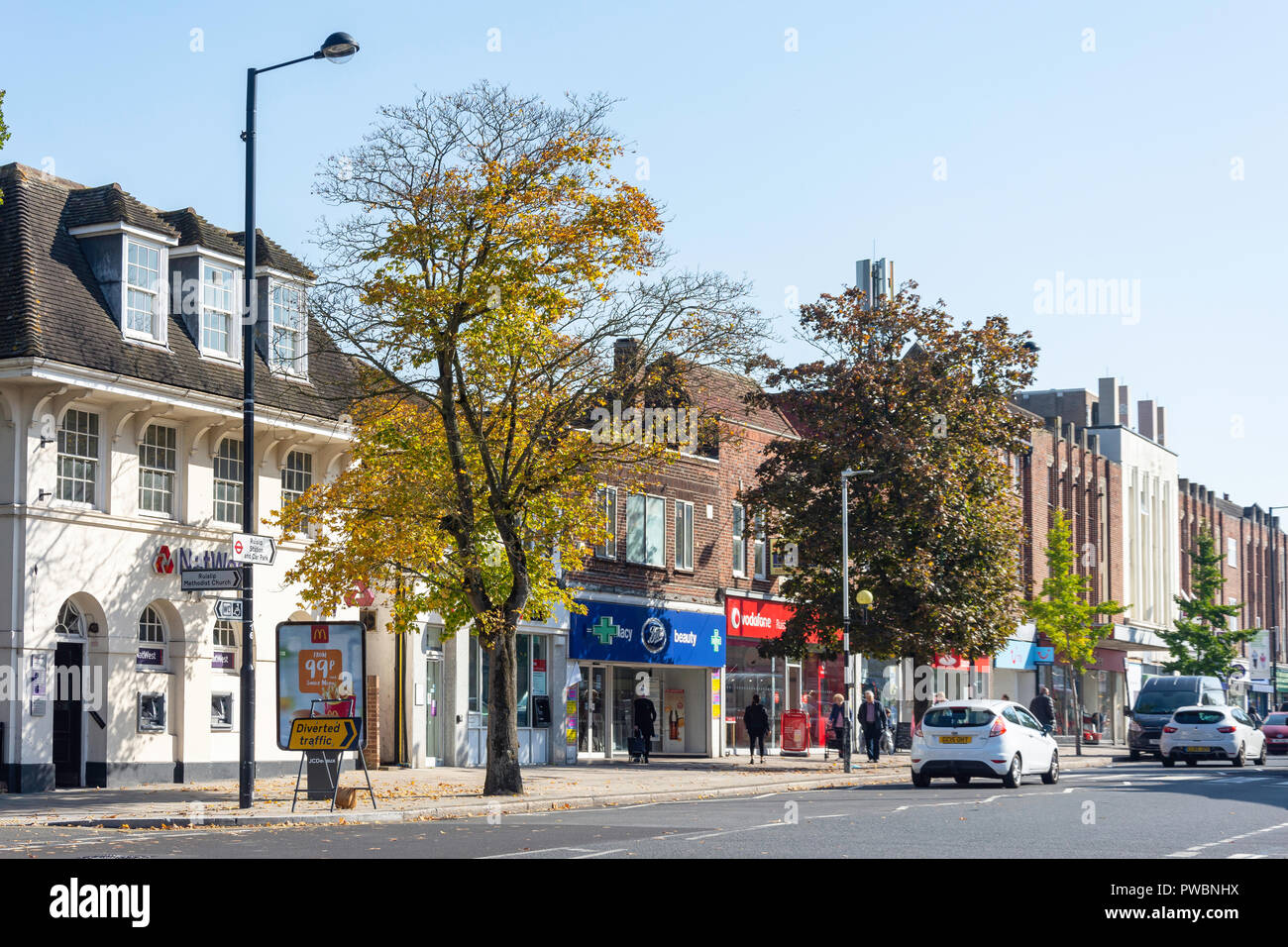 High Street, Ruislip, London Borough of Hillingdon, Greater London, England, United Kingdom Stock Photo