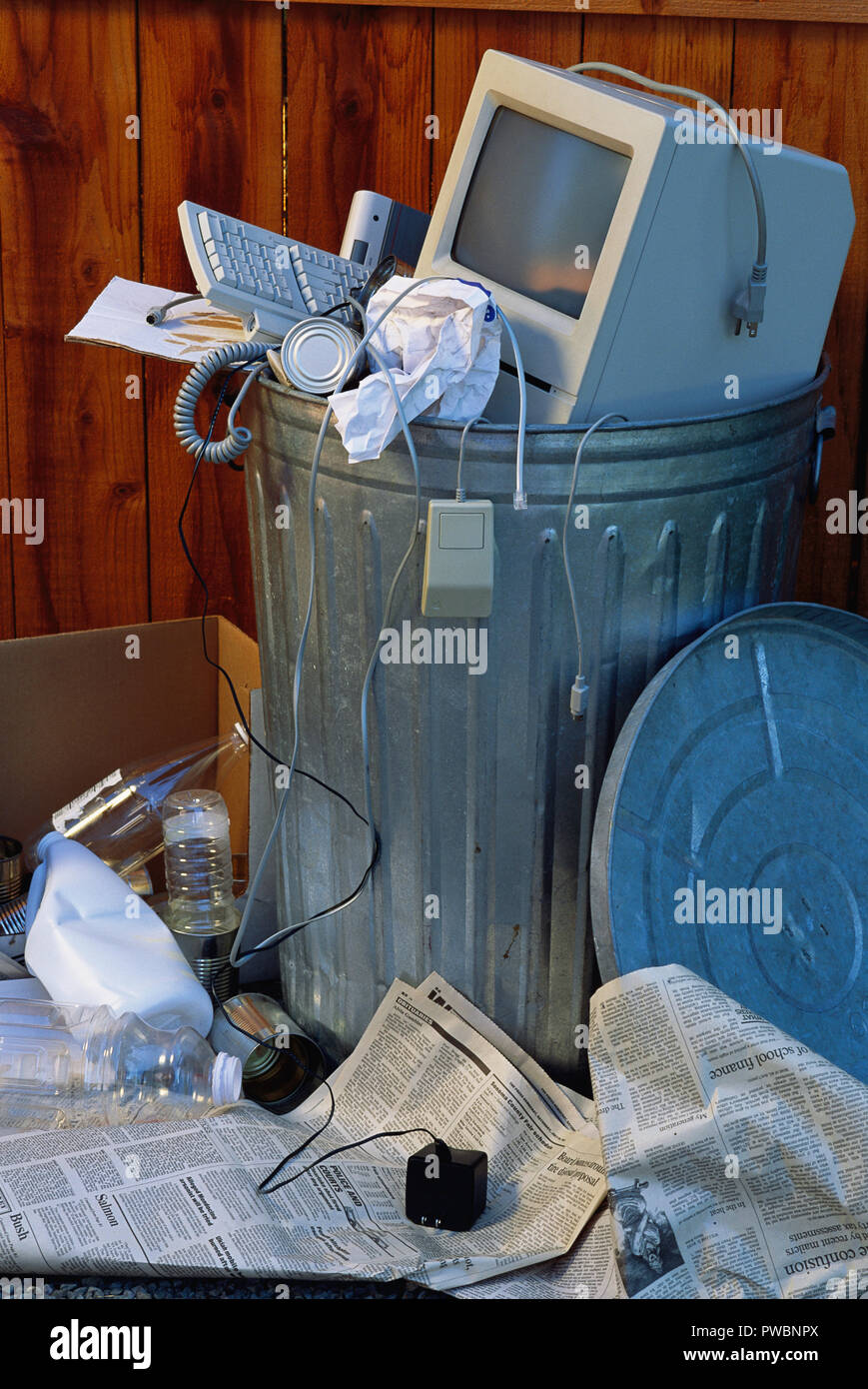 Trash barrel hi-res stock photography and images - Alamy