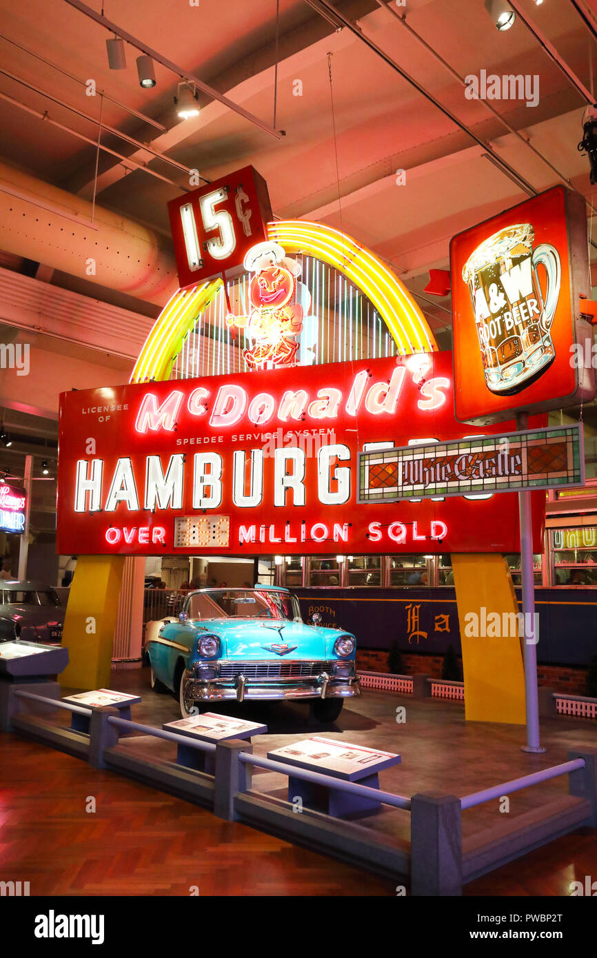 The fascinating and historical Henry Ford Museum in Dearborn, in