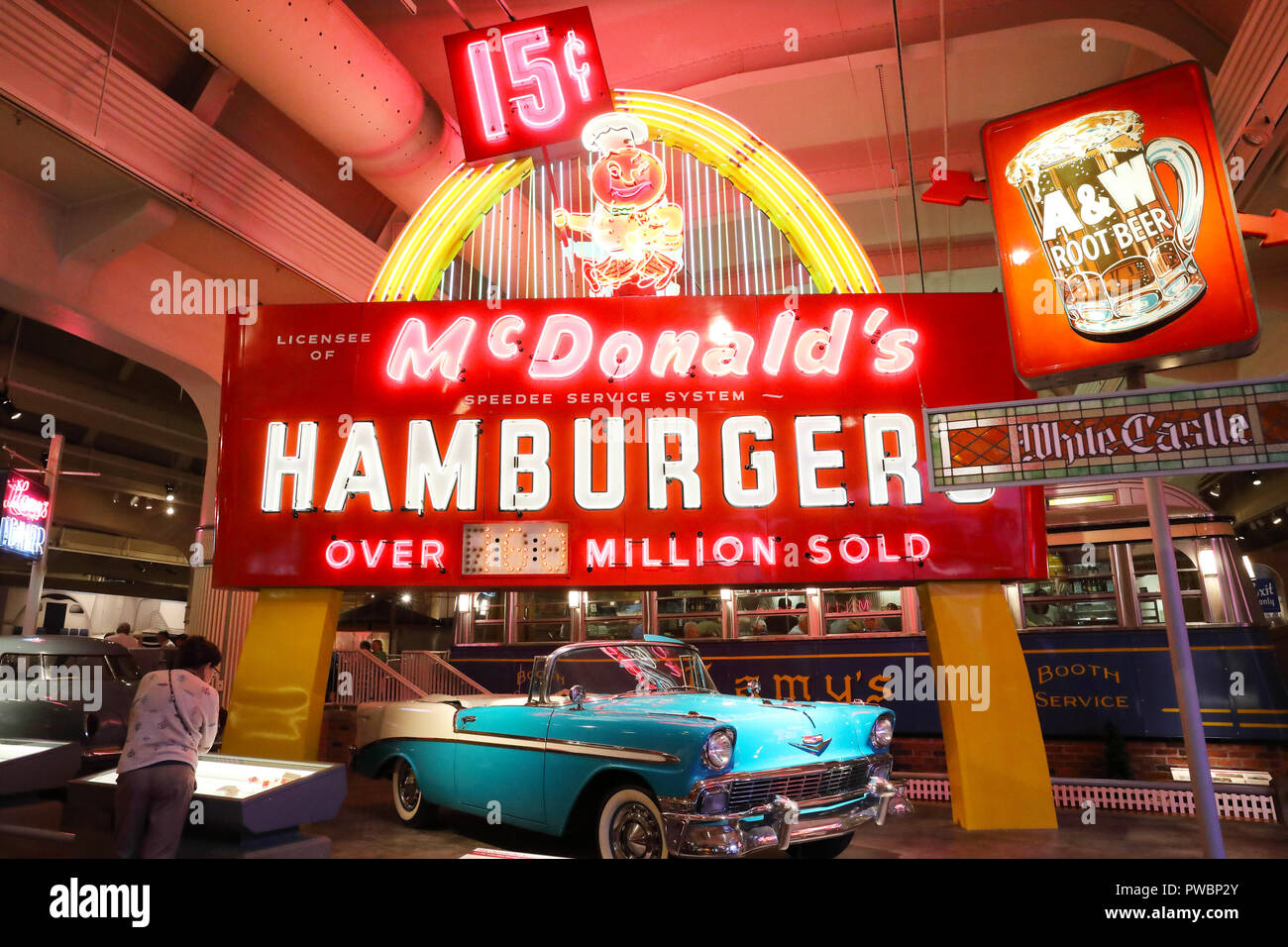 The fascinating and historical Henry Ford Museum in Dearborn, in