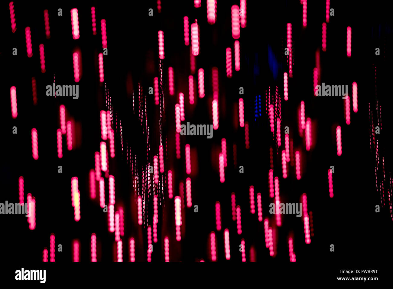 Abstract Light Pattern Background - Asheville, North Carolina, USA Stock Photo