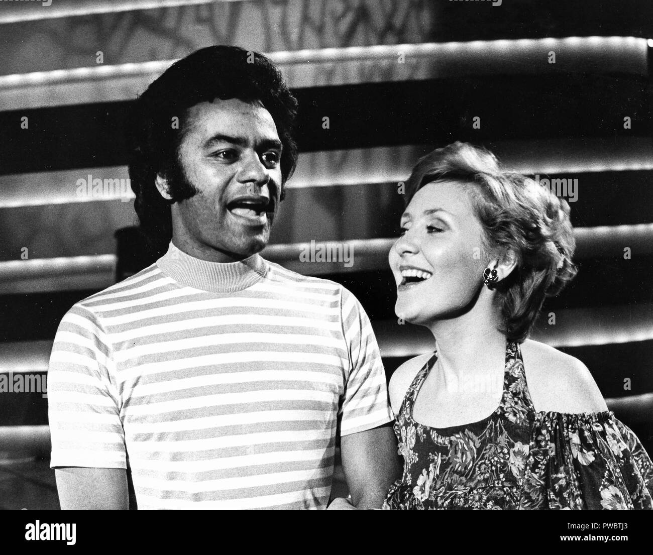 lulu kennedy cairns, johnny mathis, 60s Stock Photo