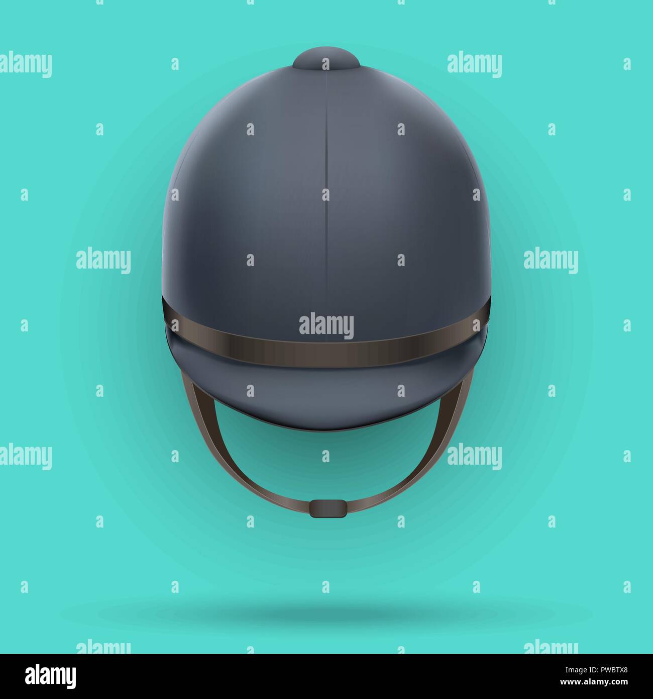 Classic Jockey helmet Stock Vector