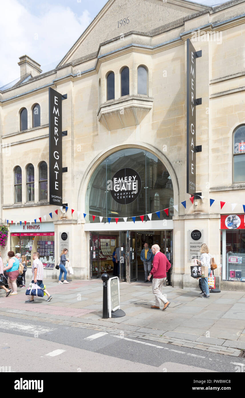 Emery Gate shopping centre, Chippenham, Wiltshire, England, UK Stock