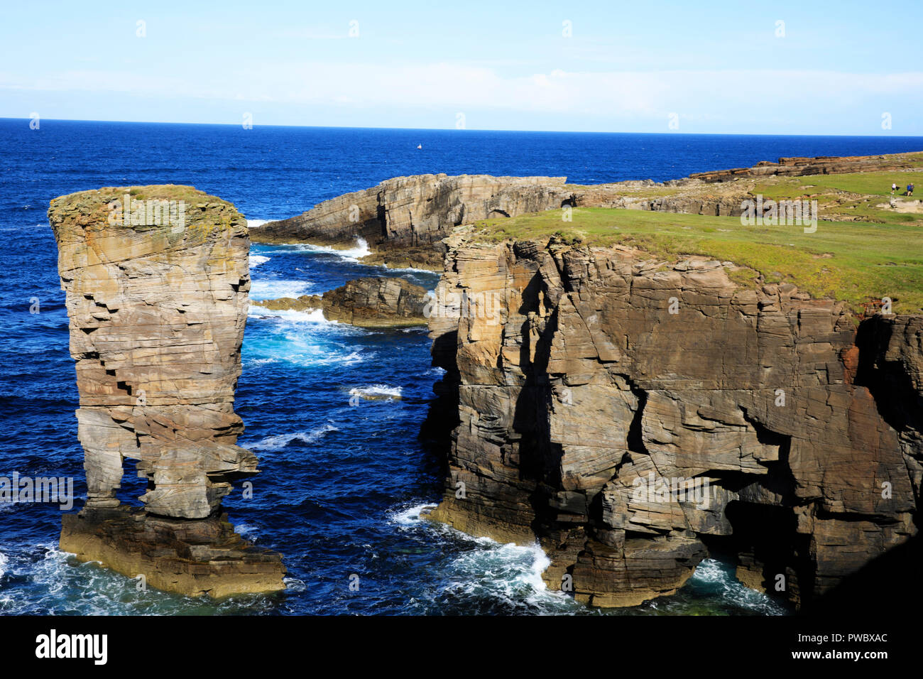 Yesnaby cliffs area, Stromnessr, Orkney, Scotland, Highlands, United