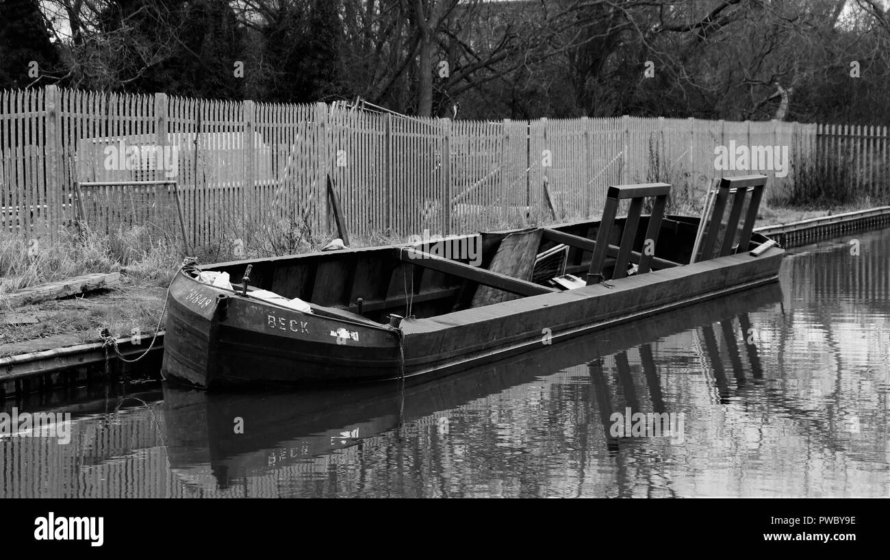Sinking Barge Stock Photo 222153722 Alamy