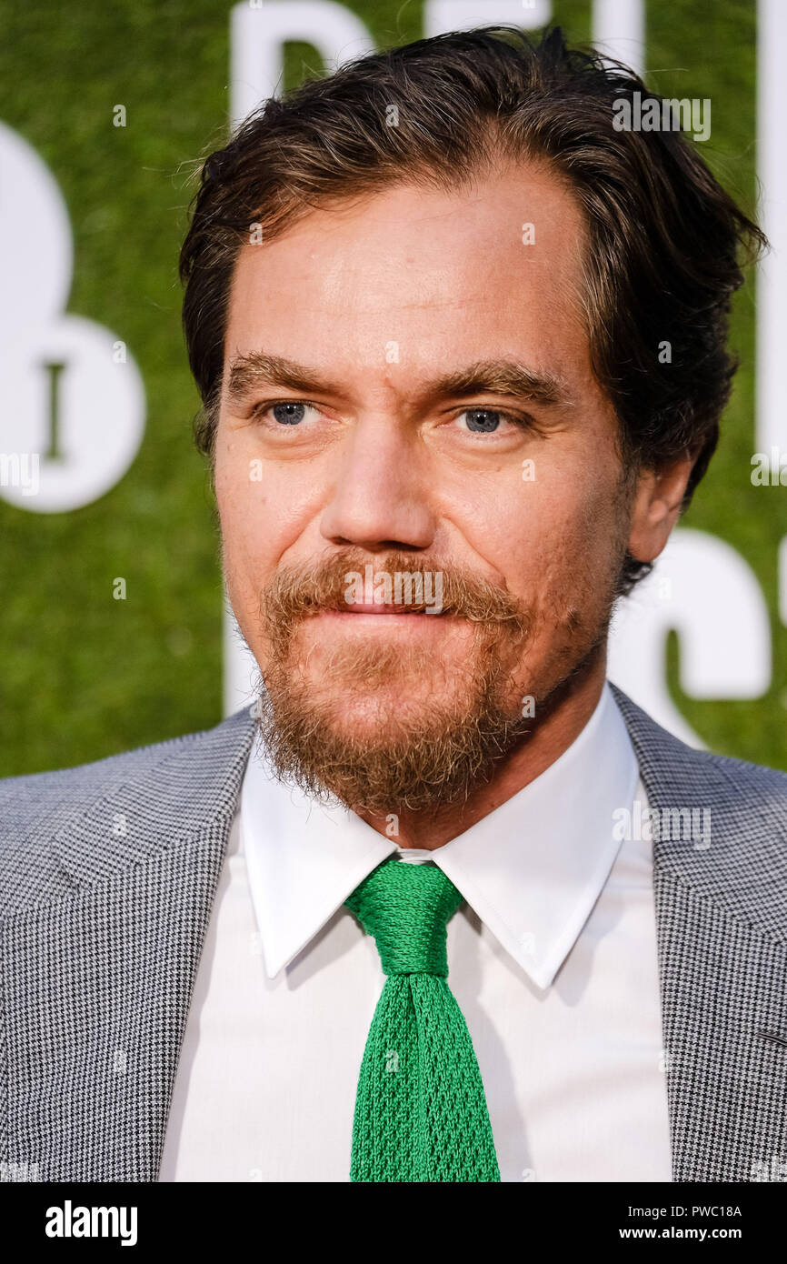 Actor Michael Shannon at the London Film Festival Screening of The Little Drummer Girl on Sunday 14 October 2018 held at Embankment Garden Cinema, London. Pictured: Michael Shannon. Picture by Julie Edwards. Stock Photo